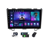 Genérico Autorradio Android 14 2 DIN para Honda CRV CR-V 3 RE 2006-2012, con CarPlay, Android Auto, Pantalla táctil 2K de 9,5 Pulgadas, navegación GPS, WiFi 4G, Bluetooth, FM, RDS y cámara Trasera (M