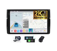 Genérico Autorradio Android 14 para Skoda Kodiaq/Karoq NU7 2016-2021, Compatible con CarPlay y Android Auto, Pantalla táctil de 10 Pulgadas 2K (2000 x 1200), estéreo 4G WiFi con Bluetooth/DSP/FM RDS/