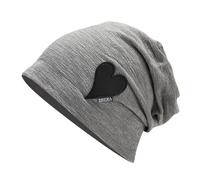 Genérico Autumn Love Heart Cold Cap for Mujer - Sombrero étnico Fino y Transpirable for Parejas - Estilo Jersey al Aire Libre(Gray)