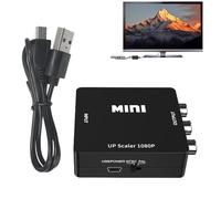 Genérico AV Cable Adapter, 1080P Audio Video Output Converter, Adorable TV AV to Component Adapters for Home Setup, Family Entertainment and Media Sharing Converters, 11.81 inches