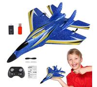 Genérico Avión De Control Remoto - Juguete De Aeronaves Educativas | Planulador RC De 2.4 GHz Impermeable para Niños, Adultos, Principiantes, De Espuma Duradero para Uso Al Aire Libre, Plano De