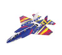 Genérico Avión de Espuma para Tirar a Mano - Aviones de Espuma Suave Recargables,Avión Planeador de Modo de Vuelo con función giratoria, Juguete al Aire Libre para niños, niños y niñas, Regalo