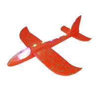 Genérico Avion En Mousse Lumineux - Avion À Lancer À La Main, Modèle Planeur 48 Cm Pour Avec Éclairage LED | Jouet D'Extérieur Activités Parent-Enfant, Jeu De PARC Et Jardin, Cadeau Amusant