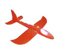 Genérico Aviones de Espuma para niños: Luminoso de 48 cm, Planeador fácil de Montar, Juguete Duradero y Seguro | Juego de al Aire Libre para niños, Viajes para Adultos, Camping, Patio de es