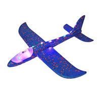 Generico Aviones de juguete en el conjunto, planeador de espuma iluminado, 48 cm de alto, aviones de juguete para lanzamiento manual, kit modelo para niños, niños y niñas, juguetes para exteriores