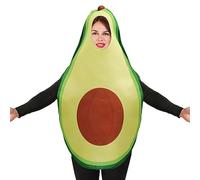 Genérico Avocado Costume - Halloween Outfit,Funny Fruit Theme Avocado Cosplay Costumes for Adults Men Women for Parties Events Halloween Celebrations