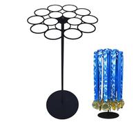 Genérico Award Shelf - Heavy Duty 360 Degree Rotating Display Rack | No Drilling Tabletop Award Hanger | Holds 45+ Sports Medals for Running Race Soccer Baseball Softball Metal Display Stand