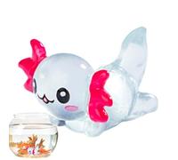 Genérico Axolotl Miniature - Cute Resin Figure, Glow in The Dark, Small Size, Material | Aquarium Accessories, Luminous Decoration, Home Display, Desk Ornament, Shelf, Office, Fish Tank Decor