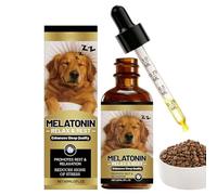 Genérico Ayuda para Dormir para Cachorros - 60ml Natural para Dormir con Soporte del Estado De Ánimo,Ayuda para Calmar Durante Viajes | para Tormentas Viaje Separación Aseo Entrenamiento Calma Diaria