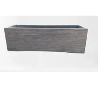Genérico AzJardin- Jardinera HORMIGÓN DISEÑO Moderno- Exterior 80x17x19cm. Color tizón.