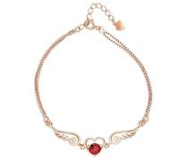 Genérico Azul Mm Luna Mensajes Pulsera Pulsera Corazón Charm Cadena Pulsera Hollow Out Heart Pulseras para Mujer Fashion Jewelry Mm 2 Abuela Rodonita Joyería, talla única, Aluminio alloy, No Gemstone