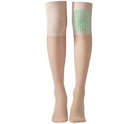 Genérico azul neón terciopelo autoclavante escritorio con aire acondicionado acciones anti-enganche antideslizante Rodilleras delgadas rodilleras piernas Shapers medias elásticas opaca gran tamaño, a