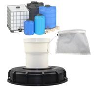 Genérico b Tote Filter Cap Adapter Kit - Water Tote Hose Adapter with 45° 90° Elbow Connectors, b Tank Filter Cap Fittings For Water Storage Container Garden Irrigation Hose Connection