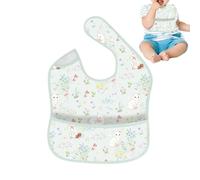 Generico Baberos impermeables | Pechos de niños para comer - con bolsillo recogedor de alimentos antisuciedad, para migas pan, casa, restaurante, , desayuno, cena, D, riferimento alla