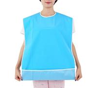 Genérico Baberos para Adultos Mayores | Delantal Lavable e Impermeable - con Recolector de Migas y Resistente al,Para Comer En Casa, Cena, Hombres, Mujeres Y Familiares