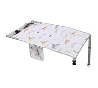 Genérico Baby Airplane Bed, Kids Flight Extender, 29.92x17.52 Inches Folding Waterproof Design and Compact Seat Attachment, Travel Cushion for Plane, Long Trip, Family & Outdoor Use