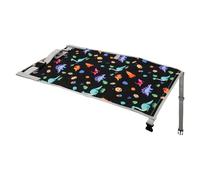 Genérico Baby Airplane Bed, Kids Seat Extender, Foldable Foot Rest with Soft Cushion Support, Comfortable and Breathable Build, Sleeping Base for Train, Overnight, Travel, 29.92x17.52 Inches