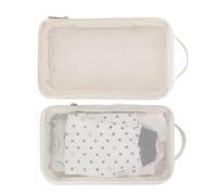Genérico Baby Bag Organizer, Nursery Diaper Bags Organizer, Lightweight Waterproof Case, Multiple Pockets, Compact Storage Solution, Grey, Ideal for Travel, Daily Use for Family and Friends