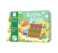 Genérico Baby Books Juguetes, Libros para niños pequeños - Sensory Touch Sticker Book | Actividades de Aprendizaje interactivas Juguetes educativos para el jardín de Infantes