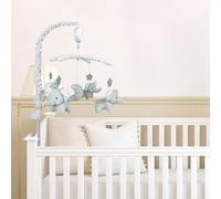 Genérico bàby Crib Mobile - Rotating Plush Toy | Car Seat Wind-up Musical Cradle | High Contrast Animals Nursery Decor | Music Box For Boys Girls Living Room Bedroom Garden Kid Indoors Outdoor