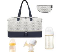 Genérico Baby Diaper Tote - 53x24x28cm Diaper Bag Satchel, Versatile Maternity Bags For Baby, Large Capacity Waterproof Diapers Organizer Bag With Insulated Pocket, Nappy Storage For Changing Table