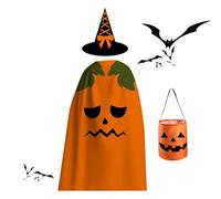 Genérico Baby Pumpkin Costume, Halloween Outfit Set, 11.81x9.84 inches Festive Simulation Clothing, Soft Comfortable Fabric, Easy Wear Design for Classroom Celebration Family Pretend Play Event
