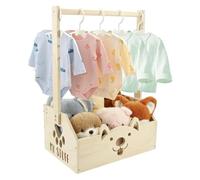 Generico Baby Shower Crate Closet,Cajón Armario De Madera Para Baby Shower - Cajón Seguridad Bebé Para Baño Habitación Nursery Casa Apartamento