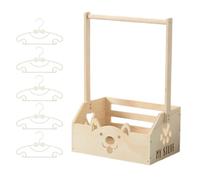 Generico Baby Shower Crate Closet | Cajón Armario De Madera Para Baby Shower,Fácil Instalación Organizador para Baño Casa Alquiler Guardería Apartamento