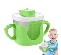 Genérico Baby-Strohbecher, Kleinkind-Schnabeltasse | Cartoon-Schnabeltasse Mit Deckel, Babytasse,Kleinkind-Wasserflasche, Abgestufter Wasserbecher Milch, Kinder, Zuhause, Outdoor, Saft