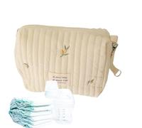 Genérico Baby Stroller Storage Bags, Organizer Bag For Strollers, Multifunctional Large Capacity Zipper Storage Pouch 9.84x6.69x3.94 Inches, Bottles, Wipes, Phone, Key, Cleaning Supplies