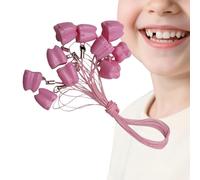 Genérico Baby Teeth Holder Keepsake, Cute Baby Tooth Box, 10 piezas Cute Teeth Design Holder For Child Toddler Boy Girl Home Travel Nursery School Preservation