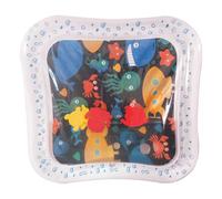 Genérico Baby Water Mat, Inflatable Play Pad, 17.72x17.72 inchesSquare Sensory Cushion, Educational Activity Center, Visual Stimulation Toy, Tummy Time Fun for Learning Development Growth
