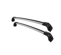 Genérico Baca Coche Blandas Barras Laterales Aleación Aluminio para Toyota para Corolla Estate 2019+ SUV 4 Puertas Rieles Transversales Portaequipajes, CUV Barra Techo para Los Coches(Negro Plata)