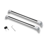 Genérico Bacas Portaequipajes 2 Barras Transversales para Jetour X70 FL X70 Plus 2024 2025, Portaequipajes De Aleación De Aluminio con Cerradura. Carriles Techo(Plata)