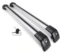 Genérico Bacas Portaequipajes 2 Barras Transversales para Portaequipajes De Techo, Barras De Carga Bloqueables para X5 G05 2019-2025 Carriles Techo(Negro Plata)
