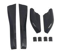 Genérico Bacas Portaequipajes 8 Piezas Protección Extremo Riel Caja Techo Plástico para Automóviles, Cubiertas Negras, Tapa Carcasa para Hyundai para Tucson 2004-2008 Carriles Techo