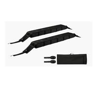 Genérico Bacas Portaequipajes Almohadillas Blandas para Portaequipajes De Techo, Universales, con 2 Correas De Amarre para Canoa, Snowboard Y Remo. Carriles Techo