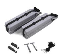 Genérico Bacas Portaequipajes Juego Almohadillas Universales Blandas para Portaequipajes Techo Portaequipajes para Tabla Surf Y Canoa Incluye 2 Correas Amarre Resistentes Carriles Techo