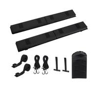 Genérico Bacas Portaequipajes Juego De Almohadillas Blandas para Portaequipajes De Coche, Portátiles, con Correas De Amarre Y Cuerdas para Snowboard, Canoa Y Tabla De Remo. Carriles Techo