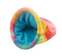 Genérico Bache De Dormir Hámster - Casa Escondida Amarillo Rosa 18x29 Cm, Cueva Mascotas Suave, Refugio Cómodo, Saco Acurrucado | Bacero para Conejitos Indias Azúcar Ratones Chinchillas