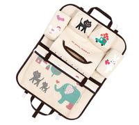 Genérico Back Seat Car Organizer - Cartoon Vehicle Seat Back Storage Pocket