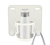 Genérico Back Seat Cup Holder - Vehicle Storage Organizer | 152g Microfiber Leather Film Metal Plate Headrest Hanger with Hook Function, Compact Car Accessory for Commute Travel Road Trip