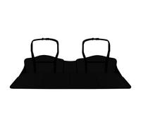 Genérico Back Seat Extender, Folding Portable, Comfortable Support Foldable Design Soft Padding Sturdy Build Easy Setup Space Saver, Car Bed for Storage, Vehicle, Friends, Family