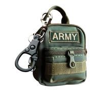 Generico Backpack Charm - Backpack Shape Card Holder, Keychains Shaped Like Backpacks | Keychain Bag Accessories For School Daily Commuting Outdoor Activities College Work Gym Picnic Vacation, Army