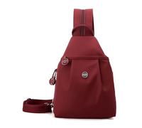 Genérico Backpack Chest Bag Double Zipper Large Capacity, Waterproof 2-Way Commuter Bag, For Festivals Or Airplane Travel