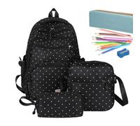 Genérico Backpack for Girls, 3-Piece Set, Kids Cartoon Bookbag, School