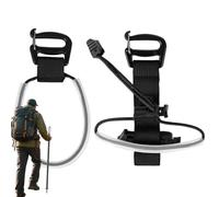 Genérico Backpack Hiking Stick Holder Hands Free Trekking Pole Strap