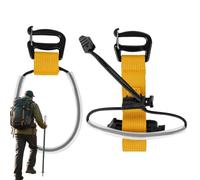 Genérico Backpack Hiking Stick Holder - Portable Hands Free Elastic Rope