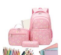 Genérico Backpack Primary School - Cute High School Bookbag Set