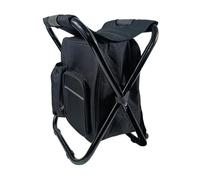 Genérico Backpack Stool For Adults - Portable Folding Seat For Camping Hiking Fishing | Heavy Duty Fabric Pack with Frame, Outdoor Seating Solution, Travel Storage Chair Combo